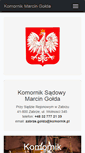 Mobile Screenshot of komornik-zabrze.com.pl